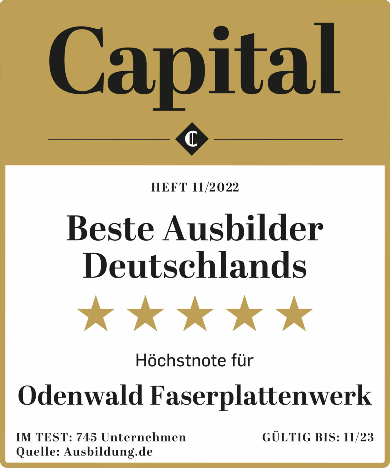 CAPITAL-Ausbilderstudie 2022: OWA zählt erneut zu Deutschlands besten 